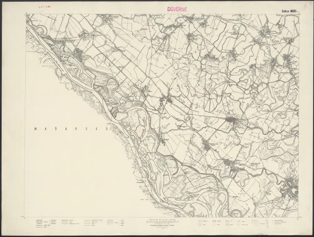 Voorbeeld van de oude kaart