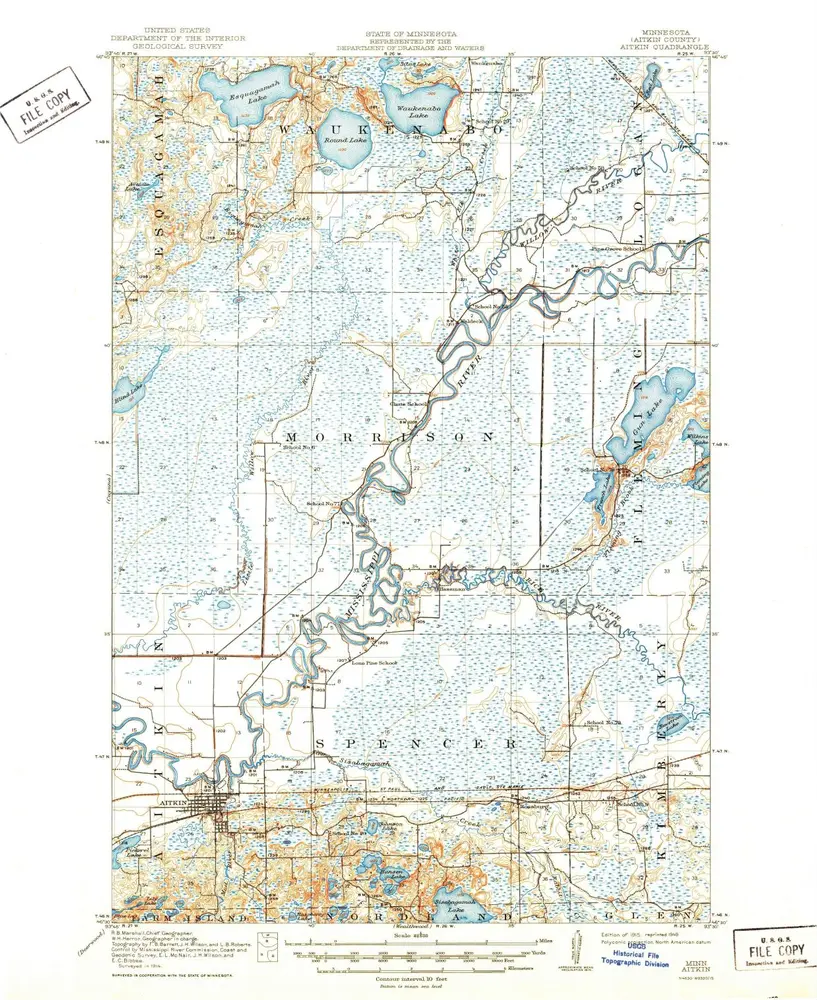 Voorbeeld van de oude kaart