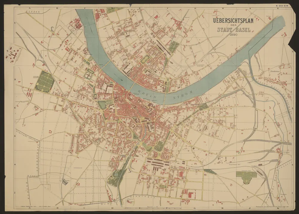 Voorbeeld van de oude kaart