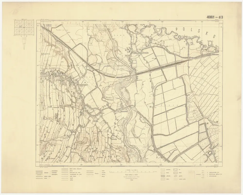 Voorbeeld van de oude kaart