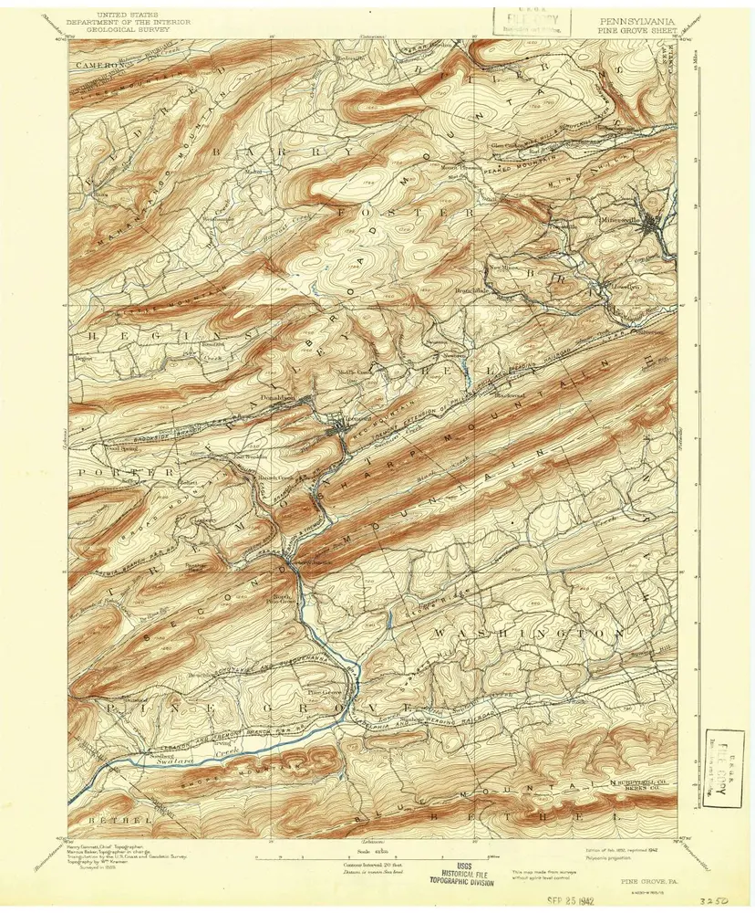 Voorbeeld van de oude kaart