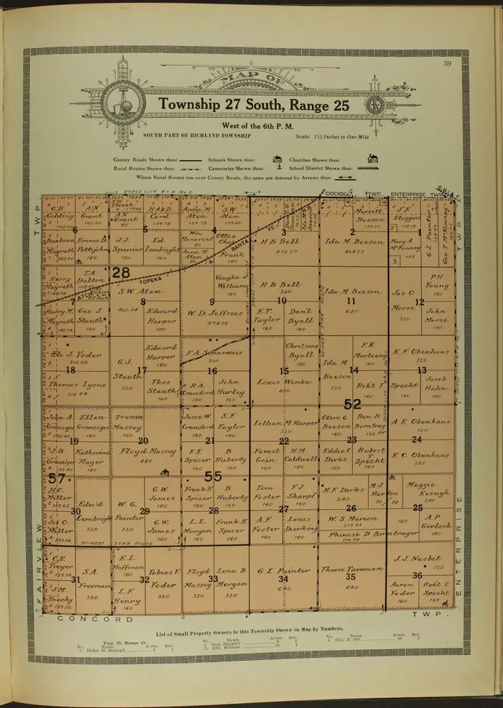 Voorbeeld van de oude kaart