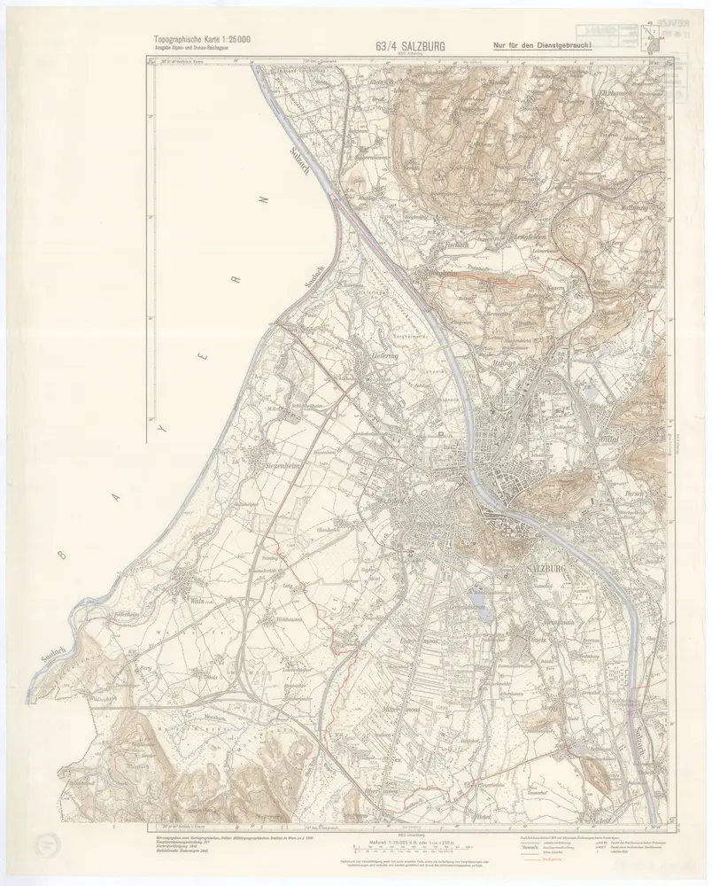 Voorbeeld van de oude kaart