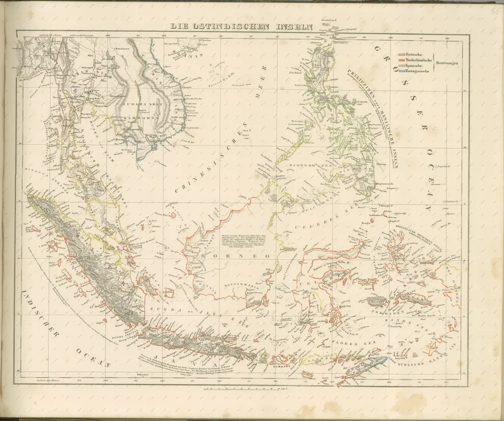 Voorbeeld van de oude kaart