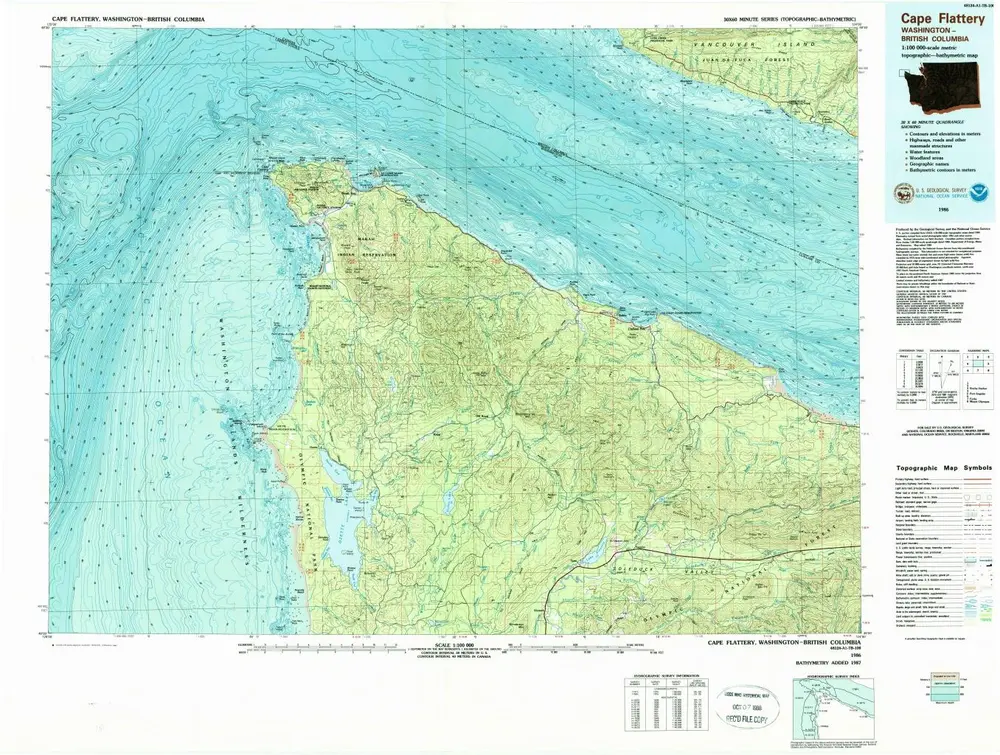 Voorbeeld van de oude kaart