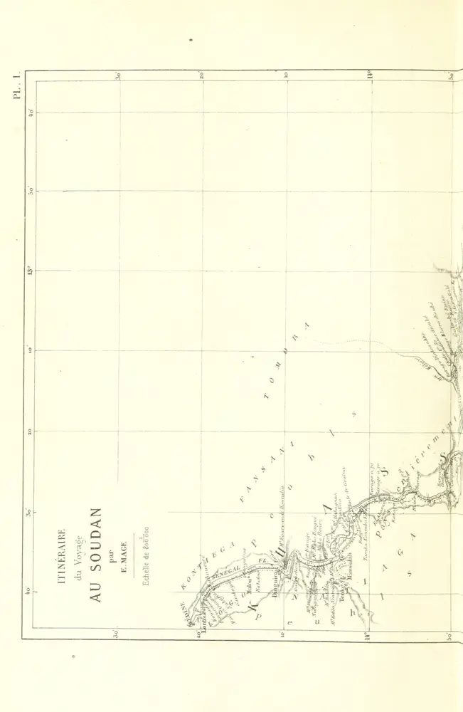 Voorbeeld van de oude kaart