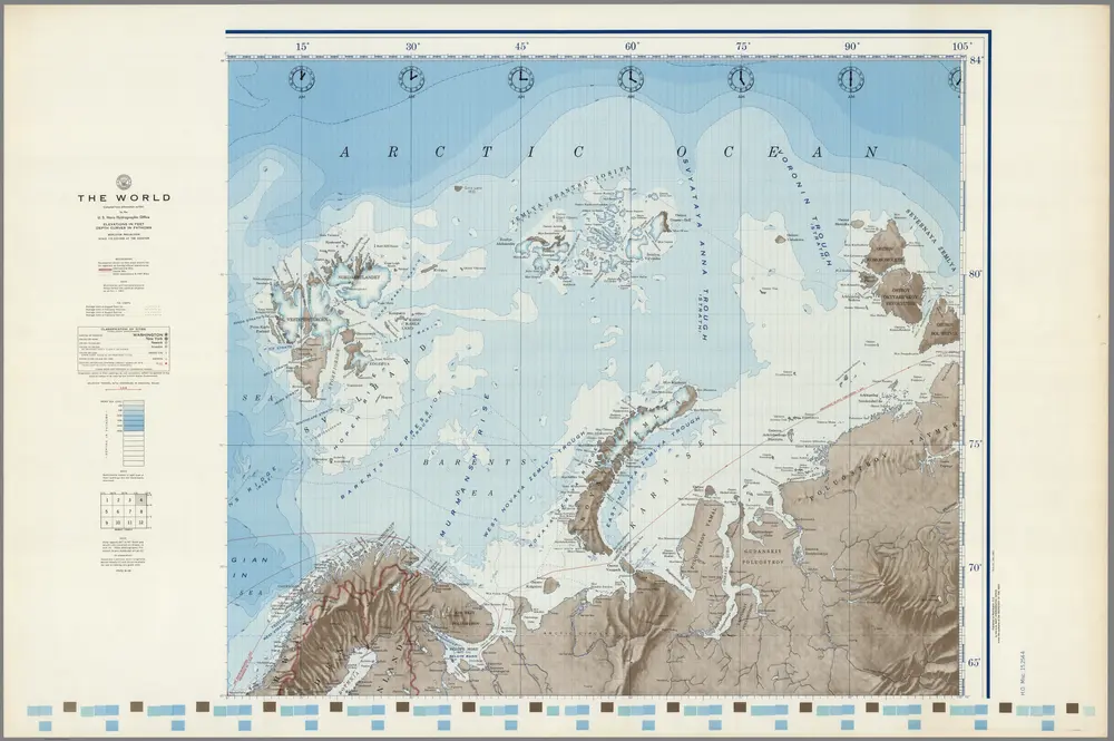 Voorbeeld van de oude kaart