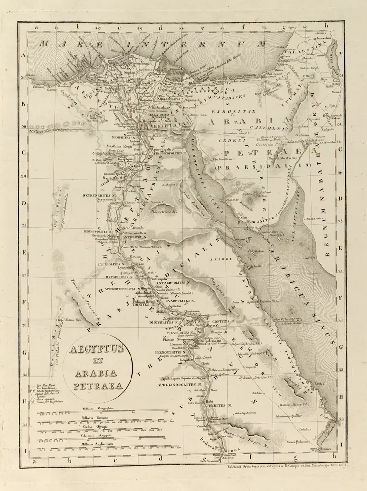 Voorbeeld van de oude kaart