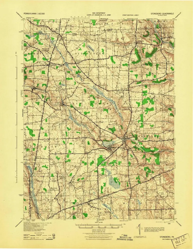 Aperçu de l'ancienne carte