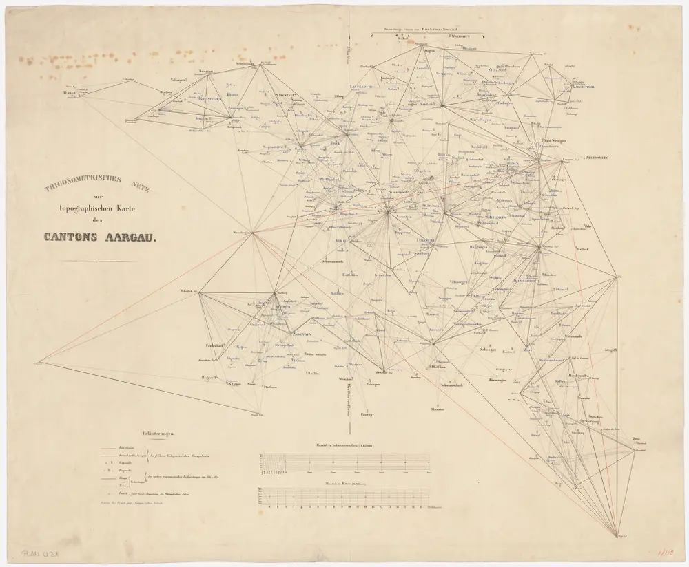 Voorbeeld van de oude kaart