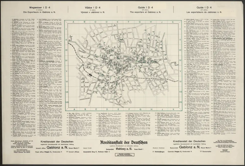 Voorbeeld van de oude kaart