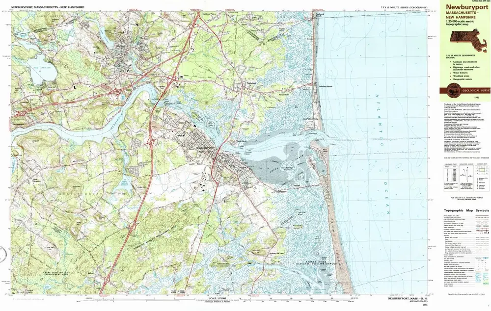 Map of the original town of Newbury, now divided into Newbury ...