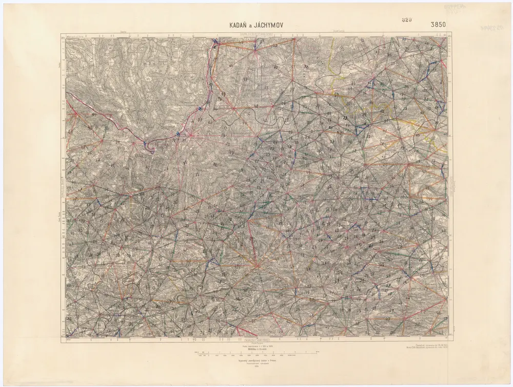 Voorbeeld van de oude kaart