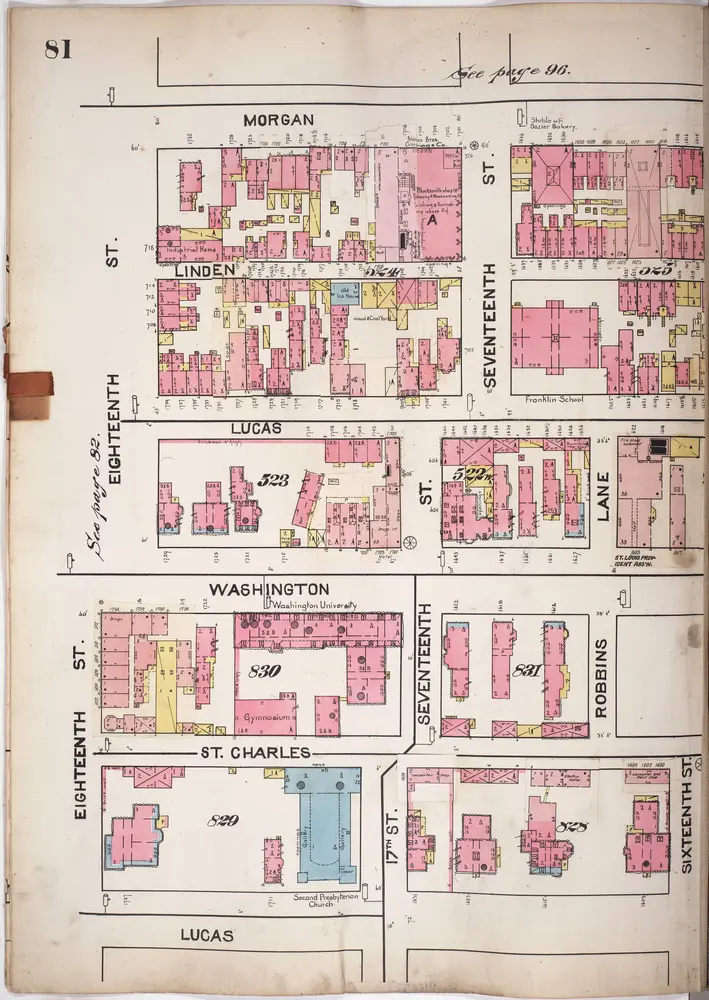 A. Whipple & Co.'s insurance map of St. Louis, Mo