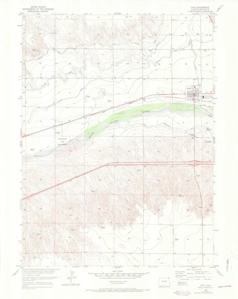 Voorbeeld van de oude kaart