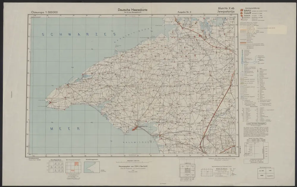 Voorbeeld van de oude kaart