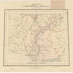 1891 MAP Skeleton Map of the Baluchistan and Sind Frontier