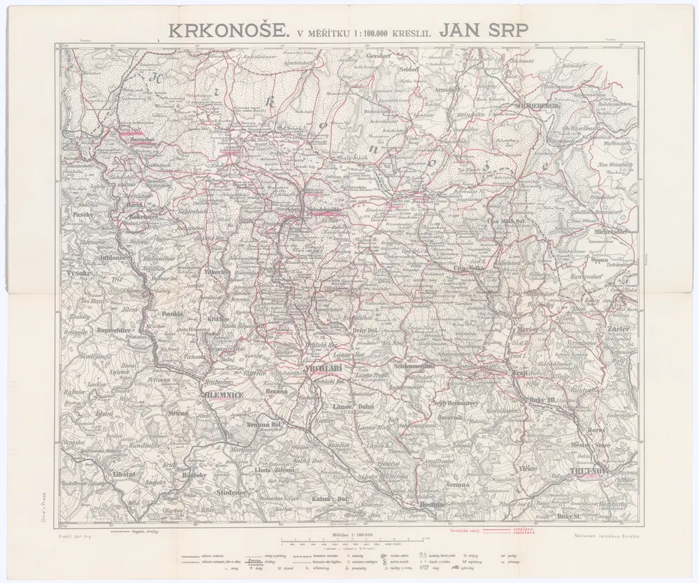 Voorbeeld van de oude kaart