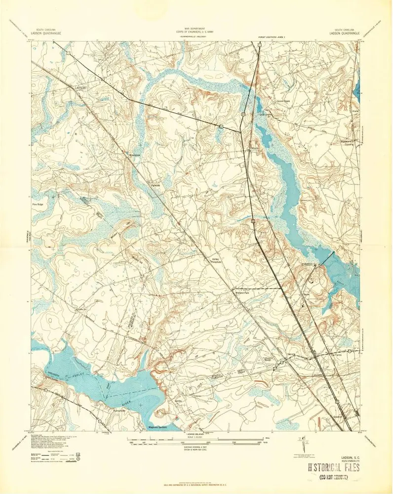 Voorbeeld van de oude kaart