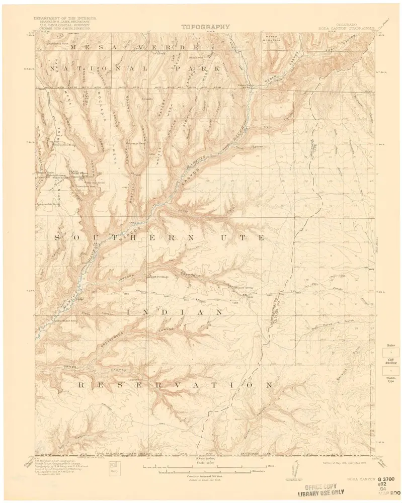 Voorbeeld van de oude kaart