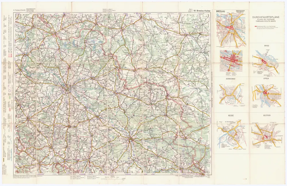 Voorbeeld van de oude kaart