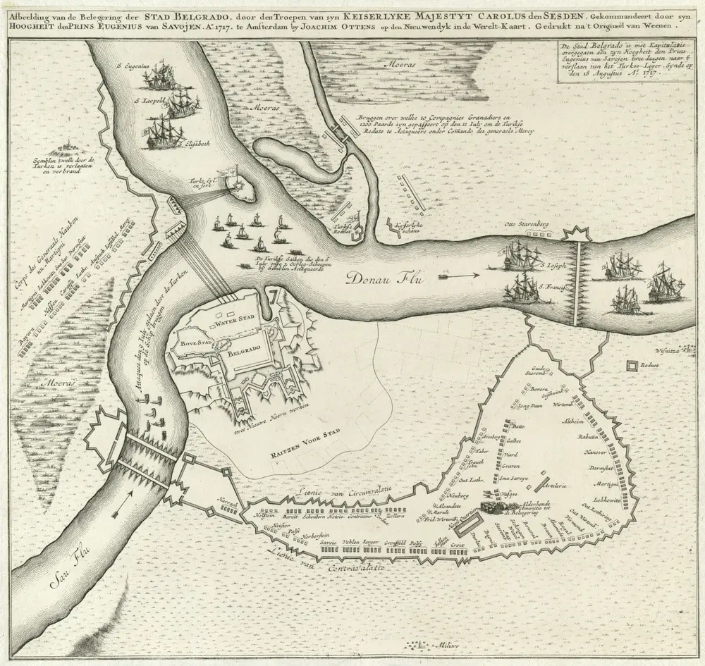 Voorbeeld van de oude kaart