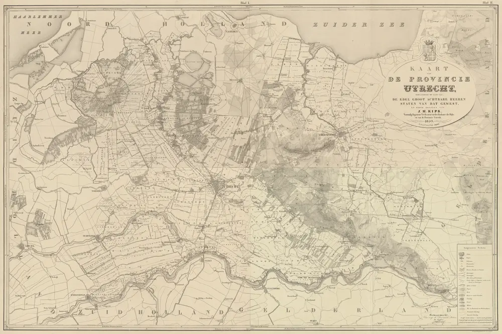 Voorbeeld van de oude kaart