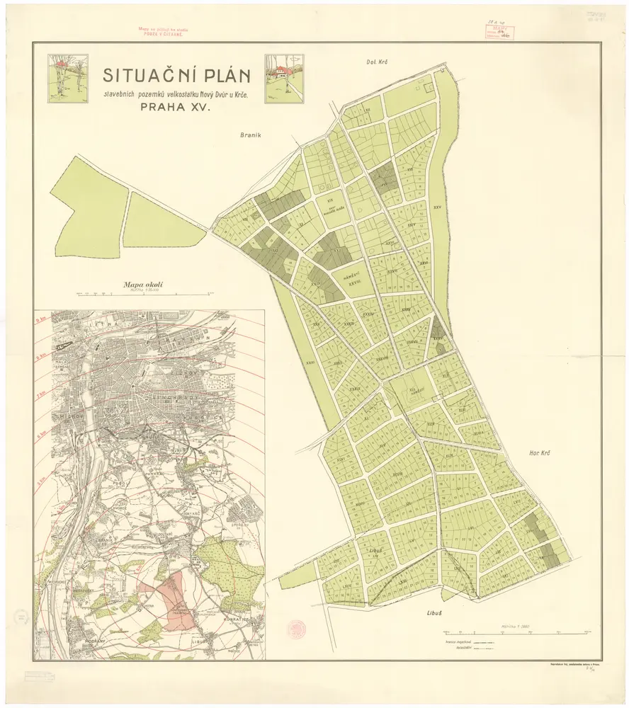 Voorbeeld van de oude kaart