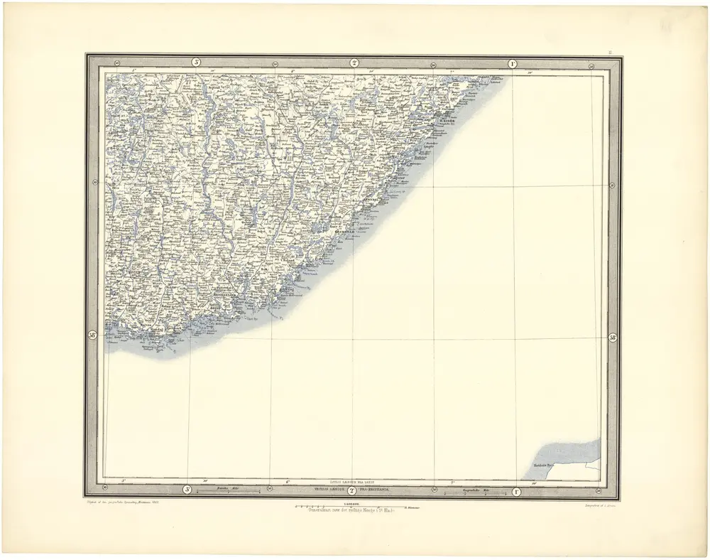 Voorbeeld van de oude kaart