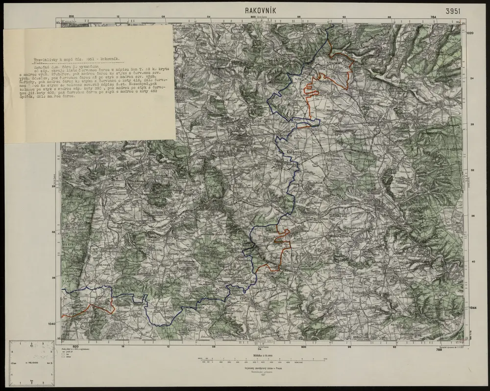 Voorbeeld van de oude kaart