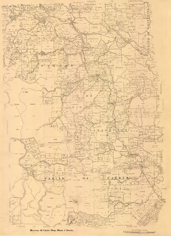 Old maps of City of Moreton Bay