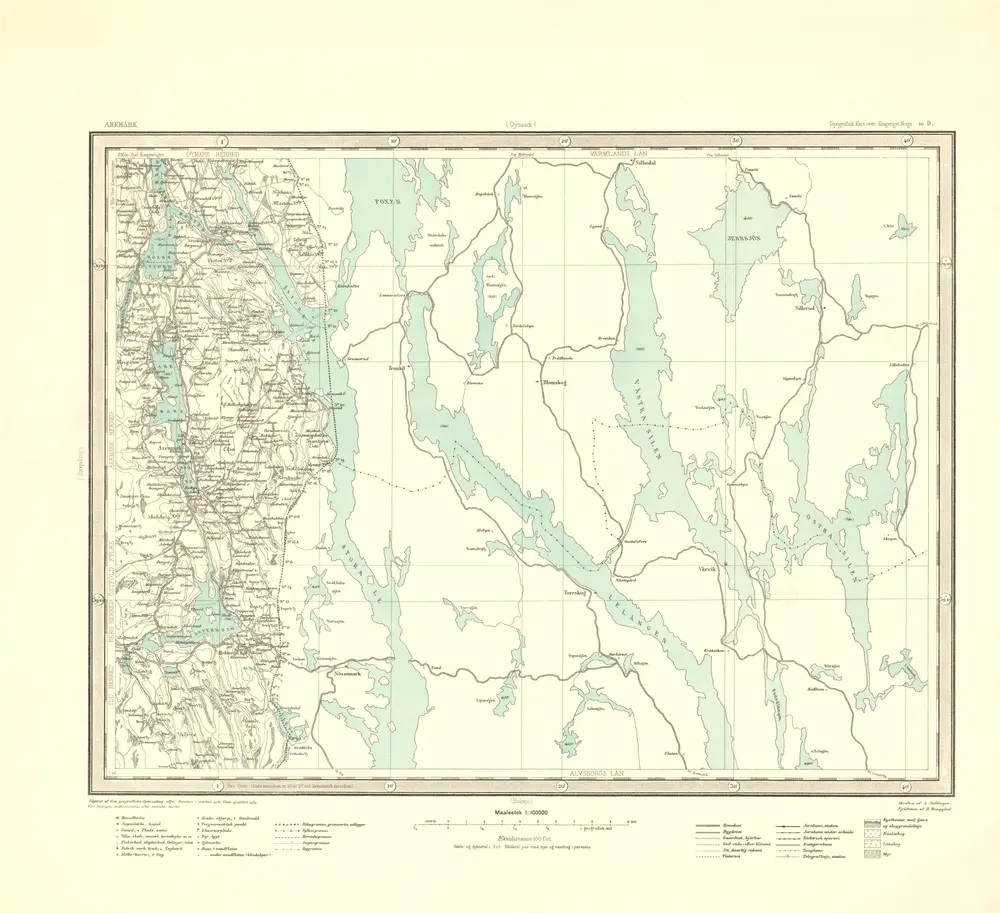 Voorbeeld van de oude kaart