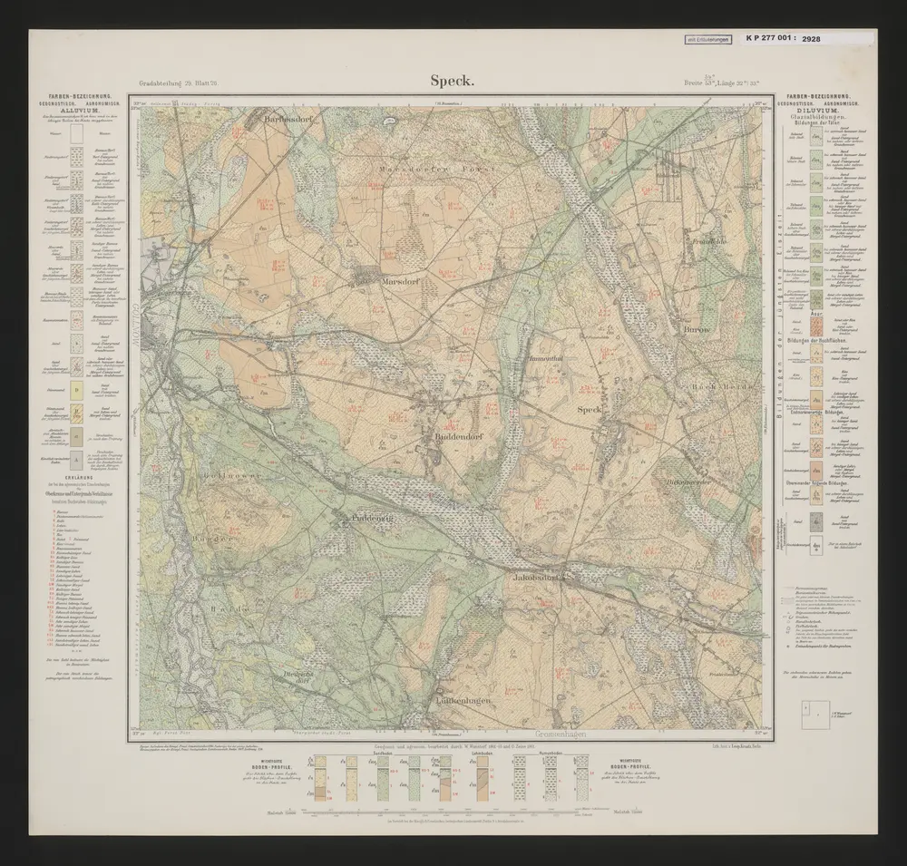 Voorbeeld van de oude kaart