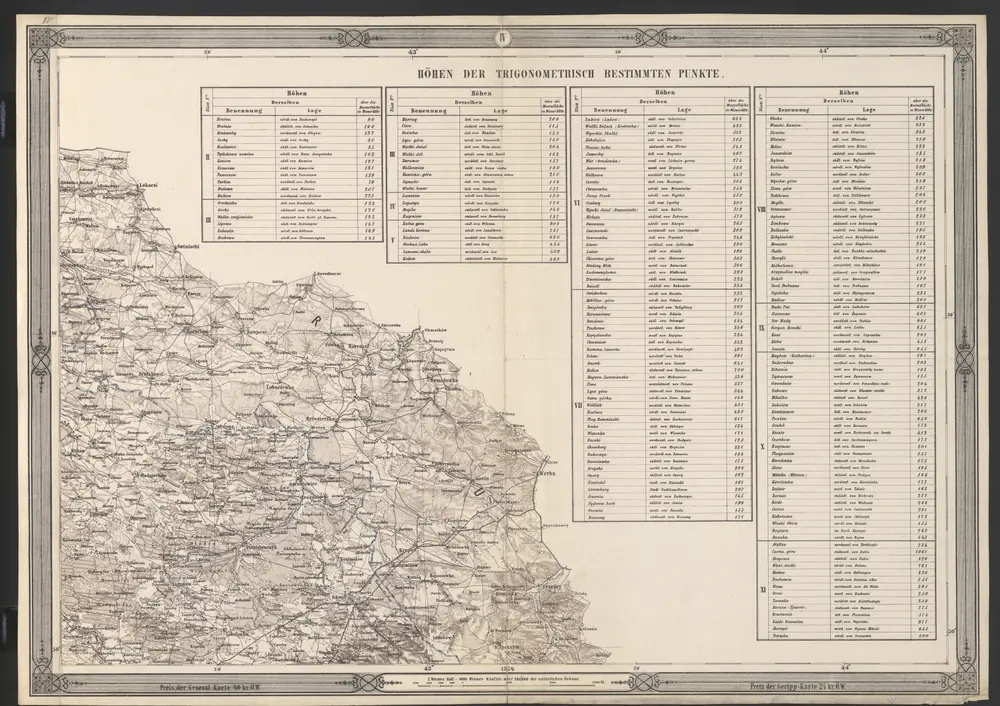 Voorbeeld van de oude kaart