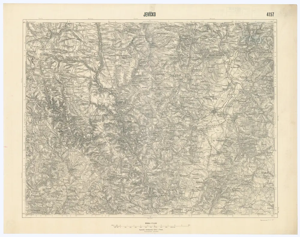 Voorbeeld van de oude kaart