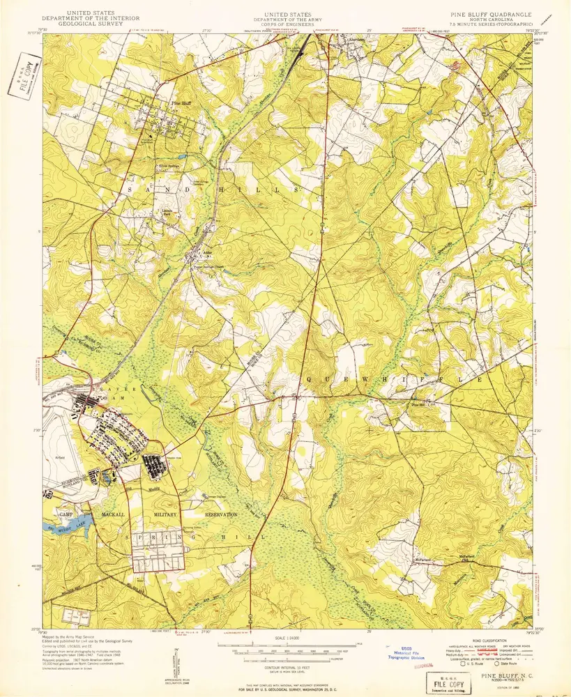 Voorbeeld van de oude kaart