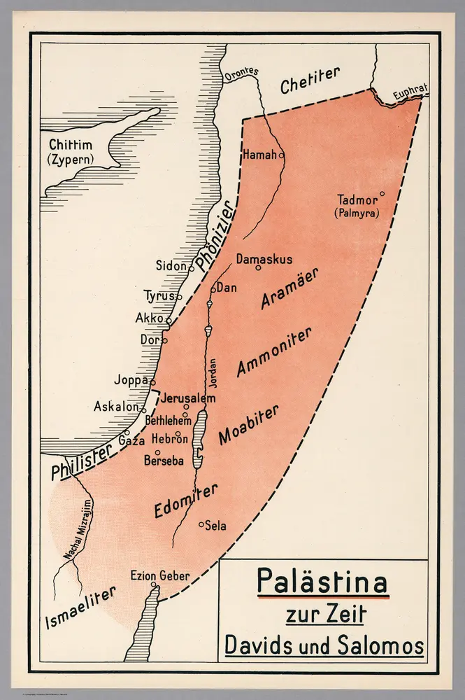 Voorbeeld van de oude kaart