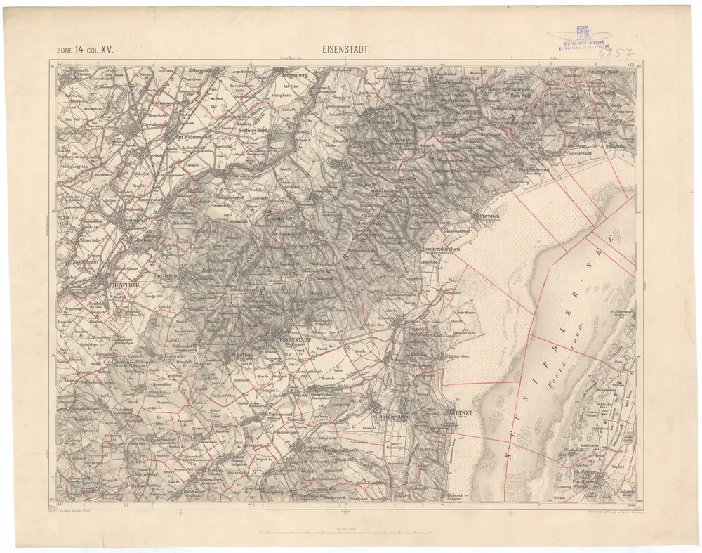 Voorbeeld van de oude kaart