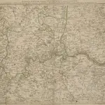 An accurate MAP of the Country TWENTY MILES round LONDON. From GRAVESEND to WINDSOR East and West, and from ST. ALBANS to WESTERHAM North and South with the CIRCUIT of the PENNY POST