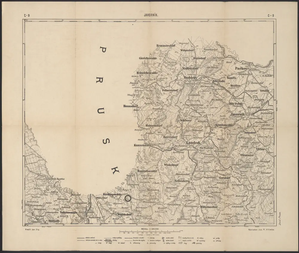 Voorbeeld van de oude kaart