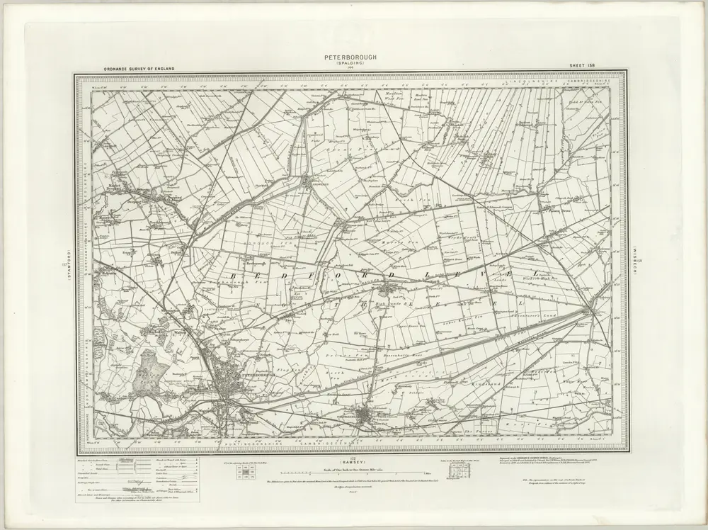 Voorbeeld van de oude kaart