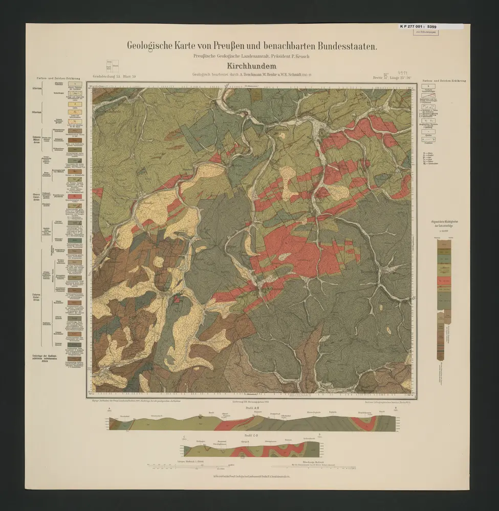 Voorbeeld van de oude kaart