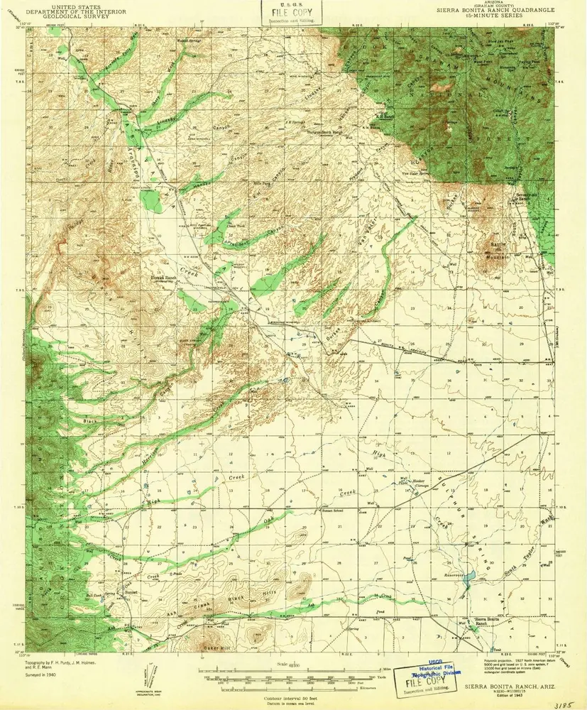 Aperçu de l'ancienne carte