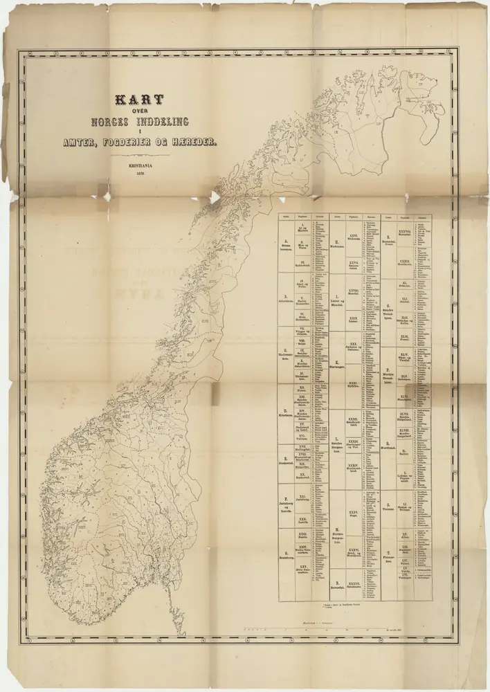 Aperçu de l'ancienne carte