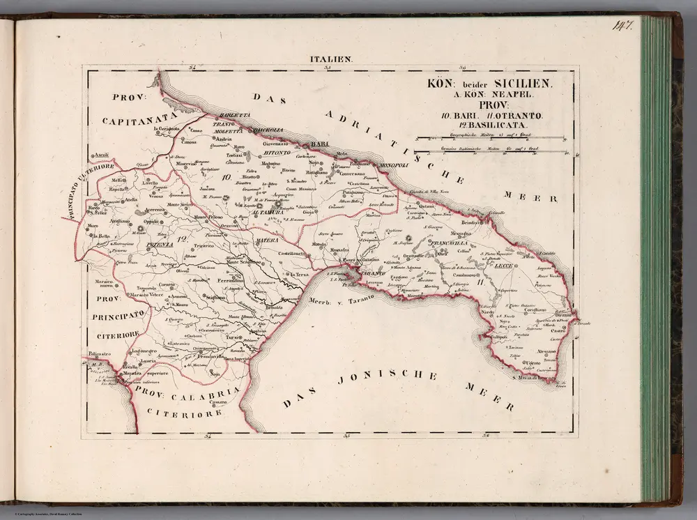 Voorbeeld van de oude kaart