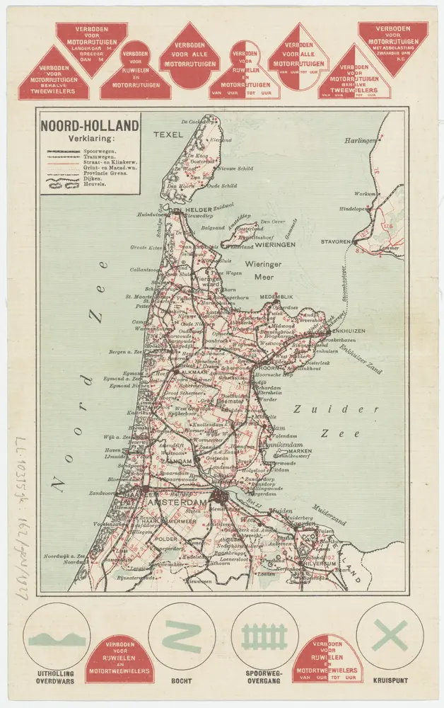 Voorbeeld van de oude kaart