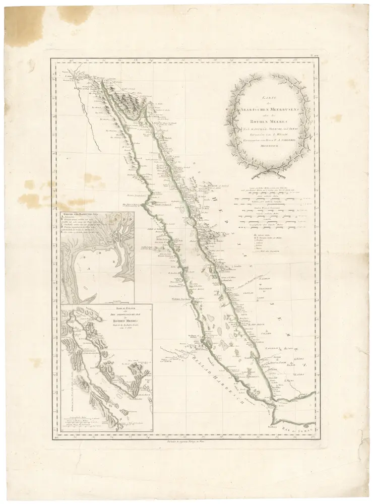 Voorbeeld van de oude kaart