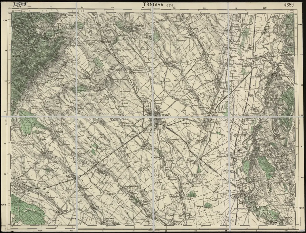 Aperçu de l'ancienne carte