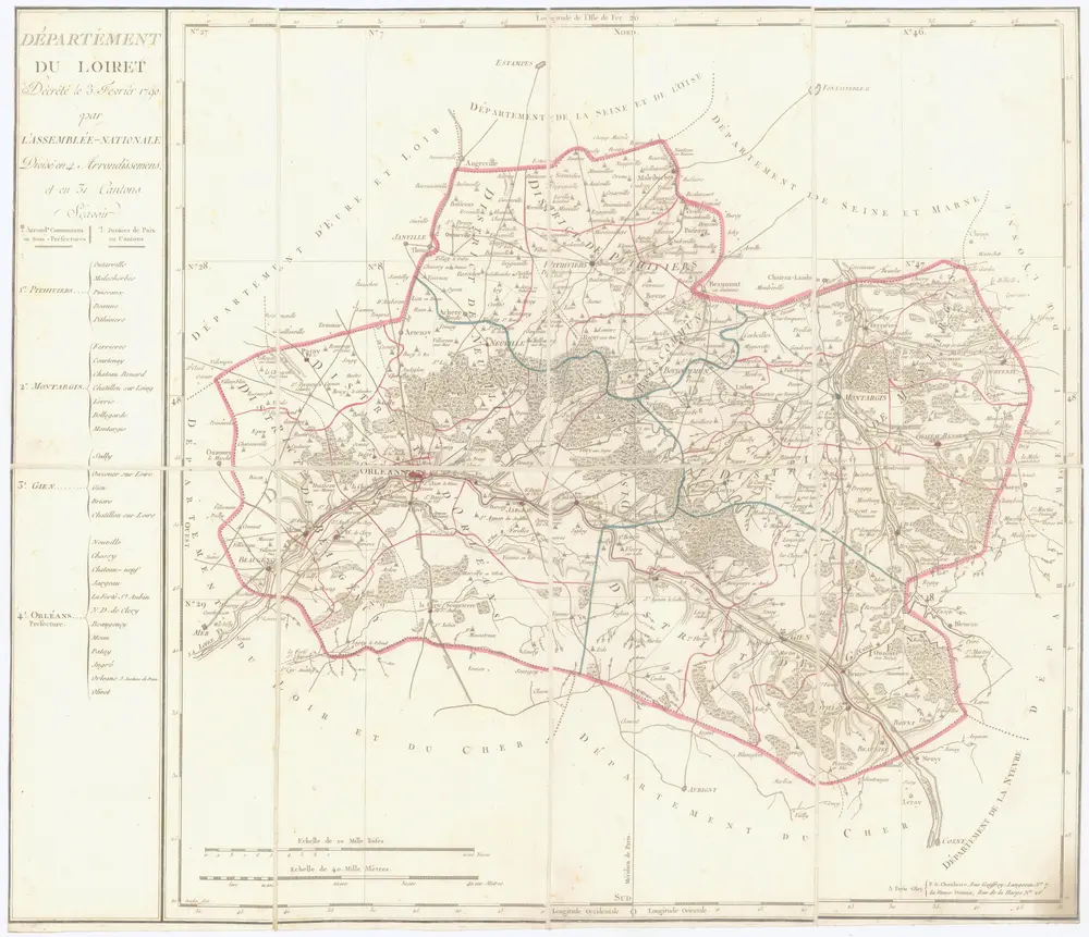 Aperçu de l'ancienne carte