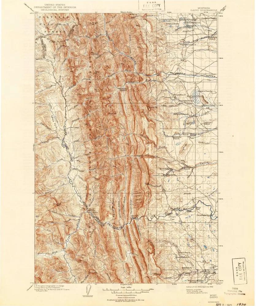 Aperçu de l'ancienne carte